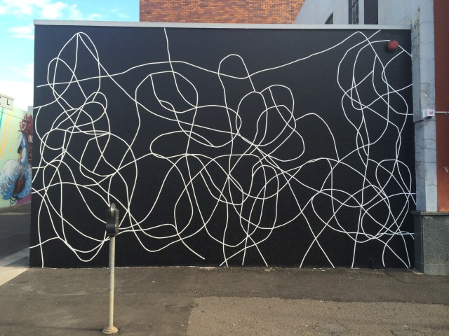 'Wall Painting #32 2014, acrylic on wall, 470 x740cm