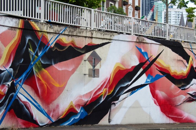 Mik Shida, Mural Creek Street Underpass, Brisbane City.